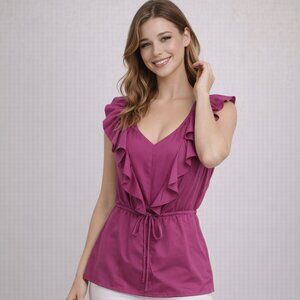 Posh Magenta Off-Shoulder Dress